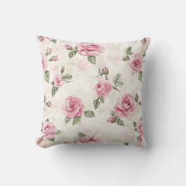 Hübsch Rosa Roses Brautparty Kissen