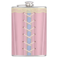Hübsch rosa Schnürkorsett