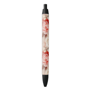 Hübsch Rosa Schwarz Creme Rose Blütenfarben Kugelschreiber