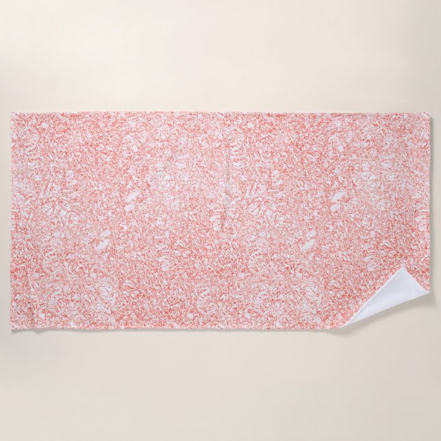 Hübsch rosa strandtuch (Vorderseite)