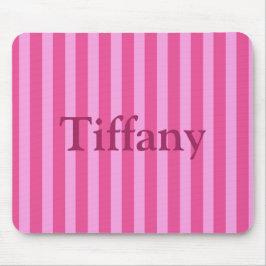 Hübsch rosa Streifen Mousepad