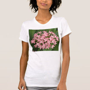 Hübsch Rosa tropische Blume Ladys T Shirt