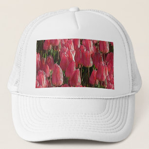 Hübsch-rosa Tulips Truckerkappe