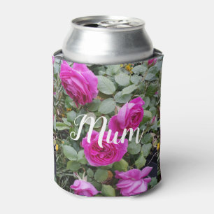 Hübsch Rosa Vintage Rose Blume Geburtstagsmutter Dosenkühler