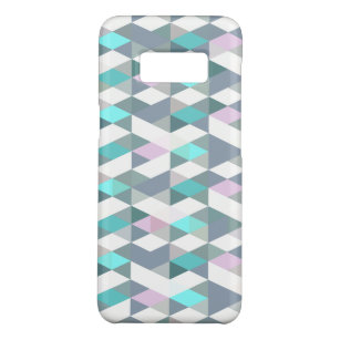 Hübsch rosa Violet Lila Aqua Dreiecke Muster Case-Mate Samsung Galaxy S8 Hülle