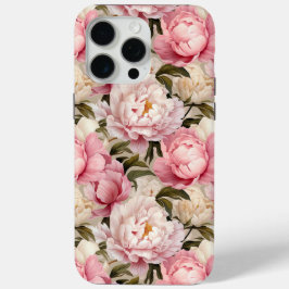 Hübsch-rosa-weiße Blütenbäume-Designer kräftig Case-Mate iPhone Hülle