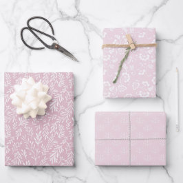 Hübsch rosa Weiße Weiße Weiße Weiße Pastete für ih Geschenkpapier Set