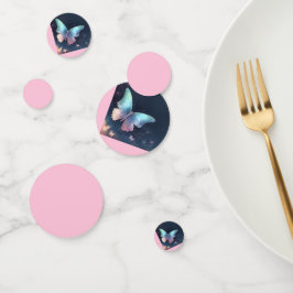 Hübsch schimmernde Schmetterlingsplattform Confett Konfetti