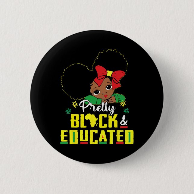 Hübsch, schwarz und gebildet, ich bin die starke A Button (Vorderseite)