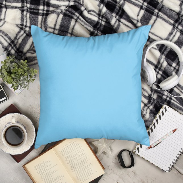 Hübsch Sky Blue Kissen (Blue Pillow)