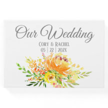 Hübsch Summer Bouquet Wedding Gästebuch