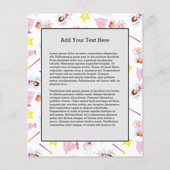 Hübsch Tooth Fairy Magic Wand White Teeth Flyer (Vorne)