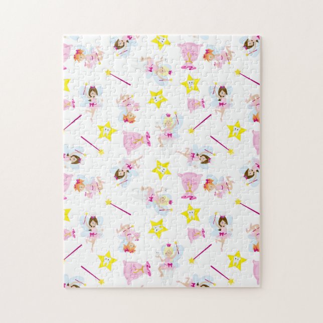 Hübsch Tooth Fairy Magic Wand White Teeth Puzzle (Vertikal)