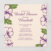 Hübsch Tropical Hibiskus Bridal Dusche Einladung