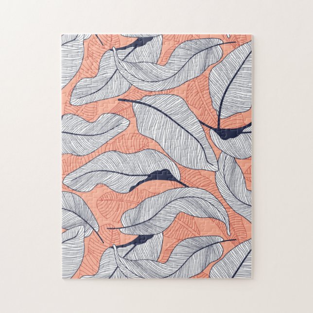 Hübsch tropische Flora Puzzle (Vertikal)