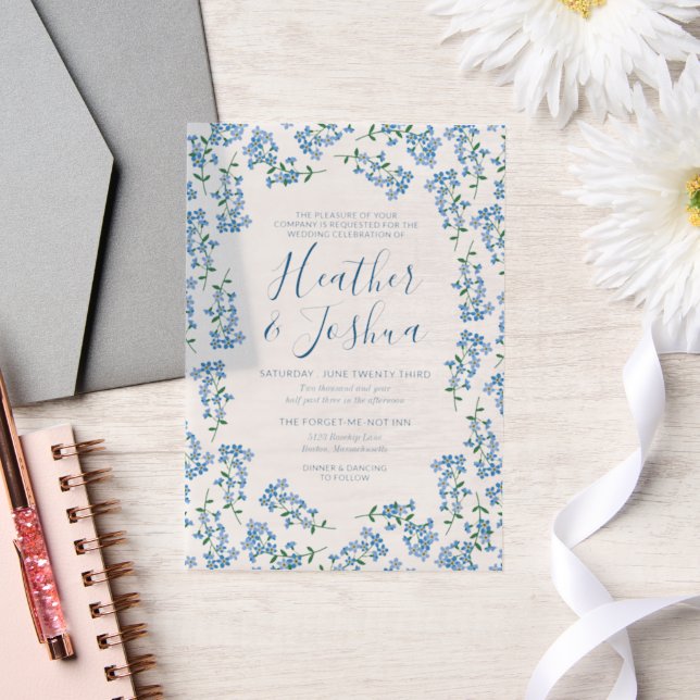Hübsch Vergessen Sie Mich Nots Blumenhochzeit (Hochzeit)