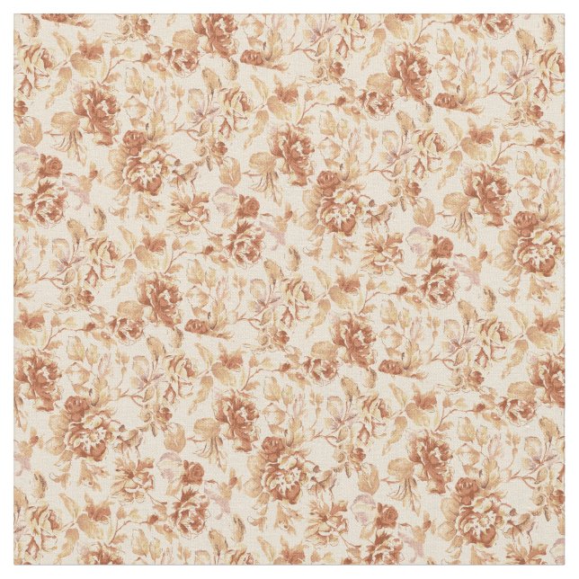 Hübsch Vintage Blume Stoff (Nahaufnahme)