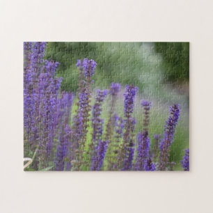 Hübsch-violette Blumen Garten Naturfotografie Puzzle