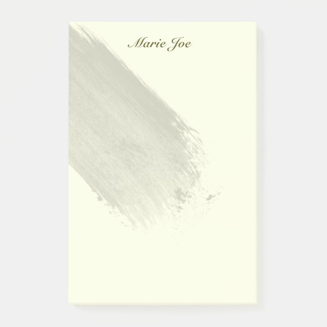 Hübsch Watercolor Confetti Spritzer Boarder Post-it Klebezettel (Vorderseite)