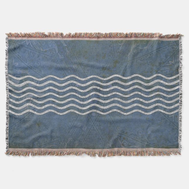 Hübsch Waves silver + Ihr Backgr, Text & Ideen Decke (Vorderseite)