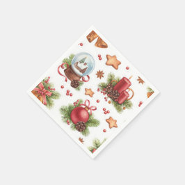 Hübsch Weihnachten Napkin Serviette