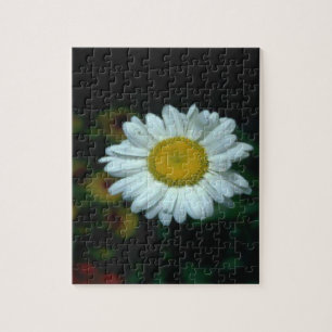 Hübsch White Daisy Blume Puzzle
