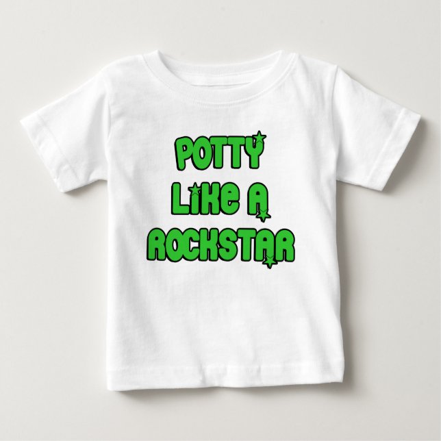Hübsch wie ein Rockstar Baby T-shirt (Vorderseite)
