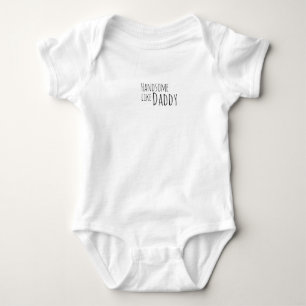 Hübsch wie Papa Baby Strampler