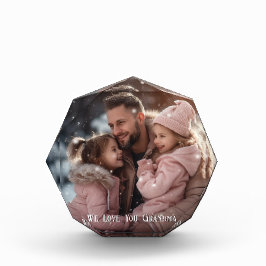 Hübsch Wir Liebe Sie Oma Fotoblock