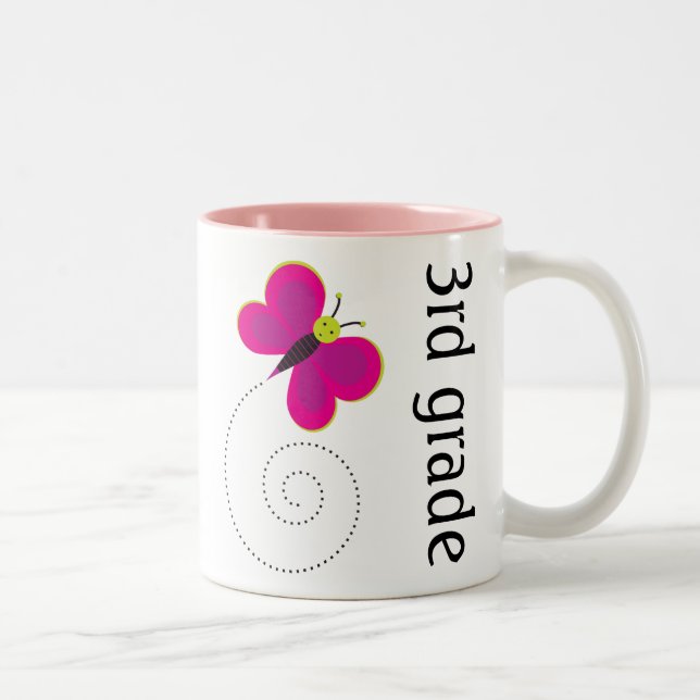 Hübsche 3. Grad-Lehrer-Tasse Zweifarbige Tasse (Rechts)