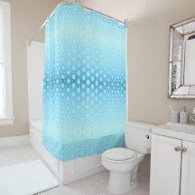 Hübsche Abdeckung von Ombre Blue und Peach Geometr