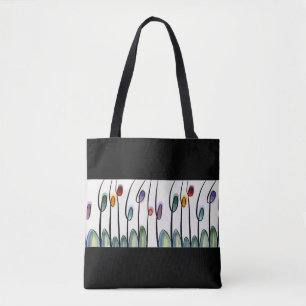 Hübsche abstrakte Blumengrenze