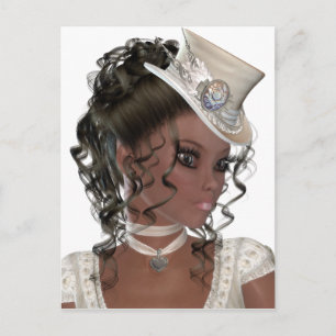 Hübsche Afrikanerin Postkarte