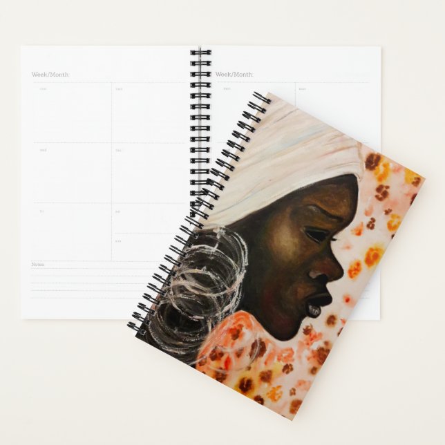Hübsche Afrikanische Beauty Planner Planer (Anzeige)