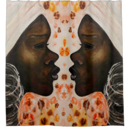 Hübsche afrikanische Duschhaube Duschvorhang