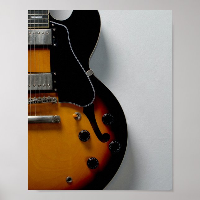 Hübsche akustische Gitarre Poster (Vorne)