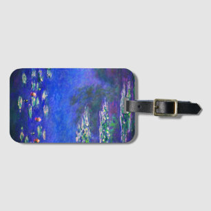Hübsche alte Seerosen von Claude Monet Gepäckanhänger