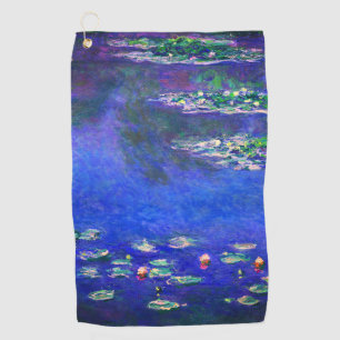 Hübsche alte Seerosen von Claude Monet Golfhandtuch