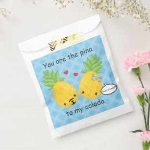 Hübsche Ananas Tropisches Pina Colada Romantisch Geschenktütchen