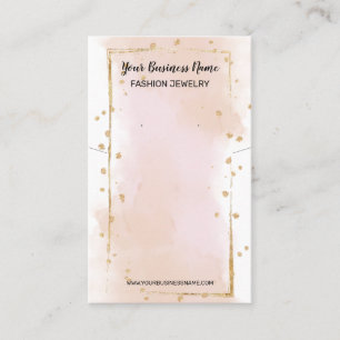 Hübsche Anzeigetafel für Wasserfarben Visitenkarte