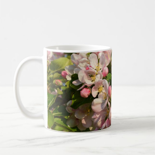 Hübsche Apfelblume Kaffeetasse (Links)