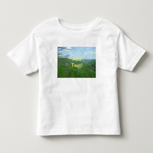 Hübsche appalachische Übersicht Kleinkind T-shirt (Vorderseite)