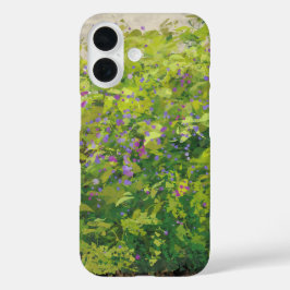 Hübsche Aquarellbilder mit floraler Bush Grafik iPhone 16 Hülle