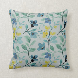Hübsche Aquarellblume Kissen