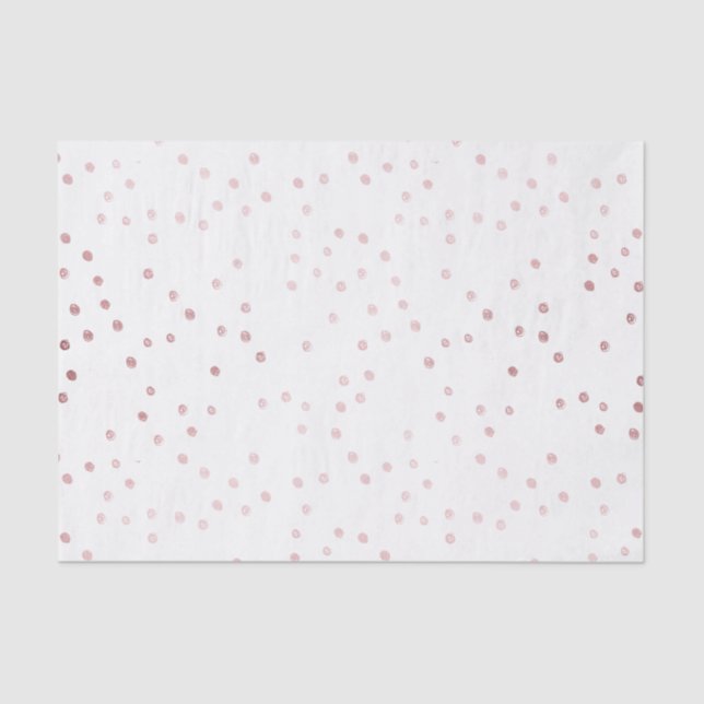 Hübsche Aquarellfarben Einhorn Rosa und Rose Gold  Seidenpapier (Vorderseite)