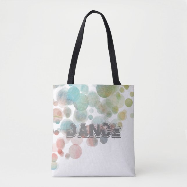 hübsche Aquarelltanztasche abstrakt (Vorderseite)