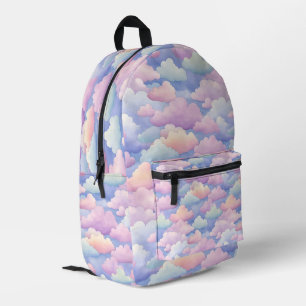 Hübsche Aquarellwolken Bedruckter Rucksack