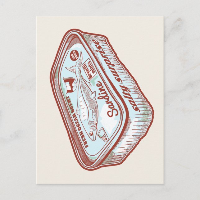 Hübsche Atem-Minze Postkarte (Vorderseite)