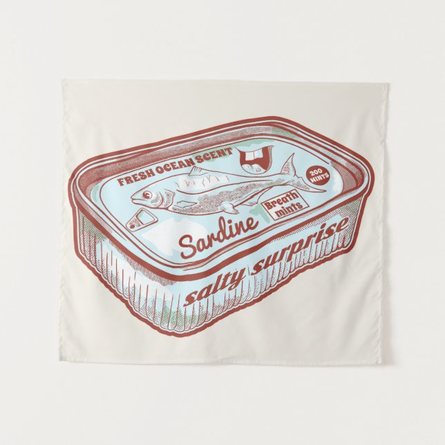 Hübsche Atem-Minze Wandteppich (Vorderseite (Horizontal))