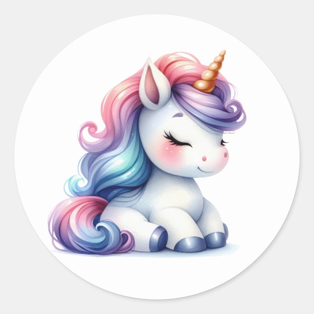 Hübsche Aufkleber für Wasserfarben (Vorderseite)